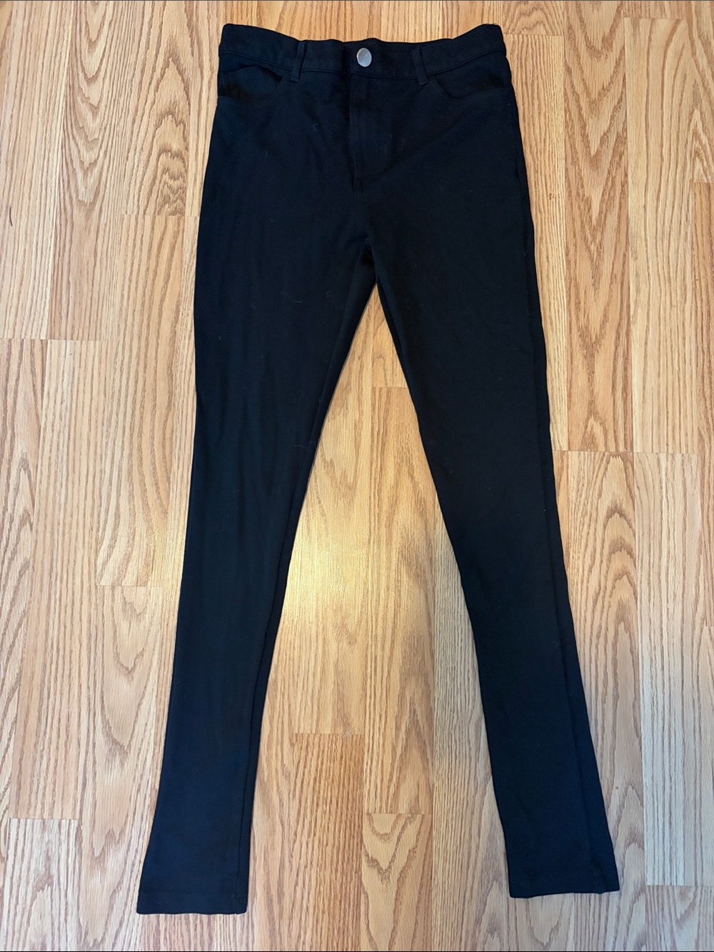 Black Girl's Slim Stretch Jeans